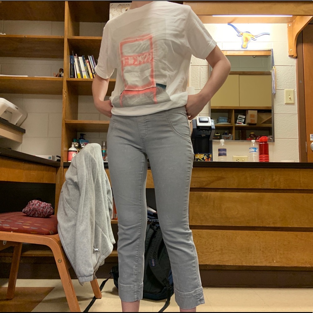 Grey Free People Jeans